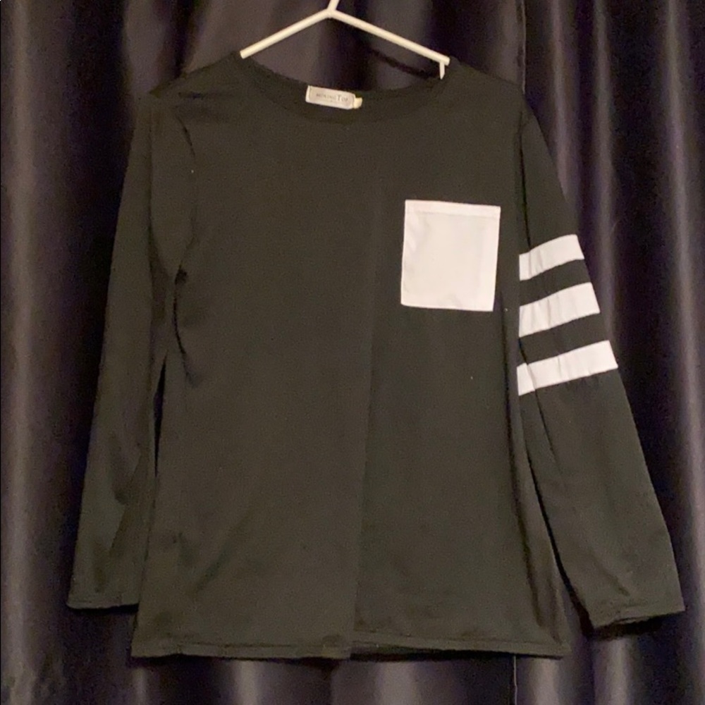 Black and white shirt